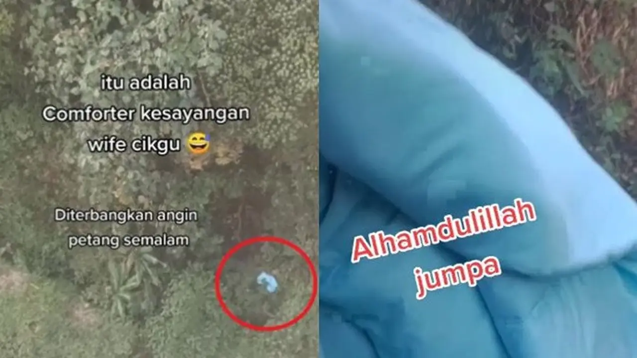 Selimut Kesayangan Istri Hilang, Suami Ini Mencari Hingga ke Hutan