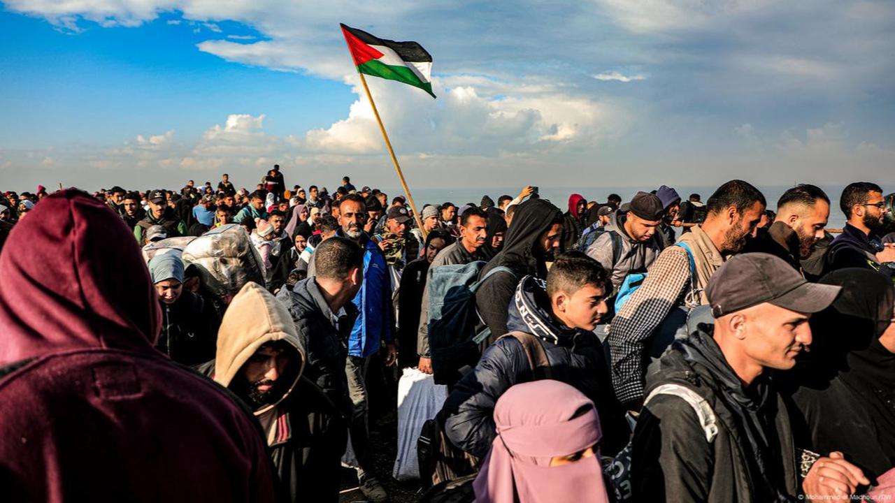 Kembalinya Pengungsi Palestina ke Gaza Utara Pasca Gencatan Senjata