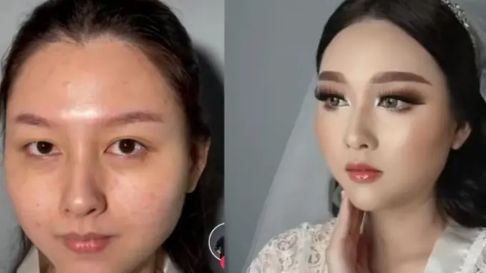 Total look pengantin 100 juta.