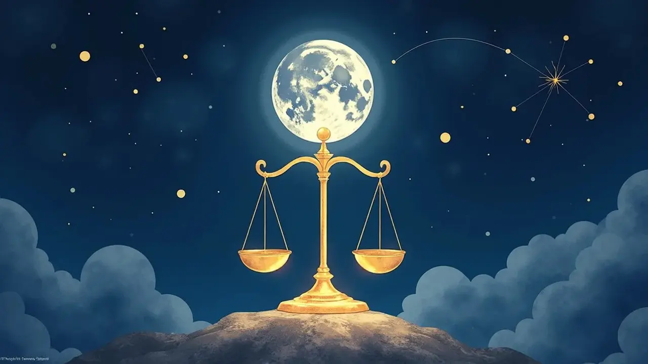 logo zodiak libra (sumber: AI generated)