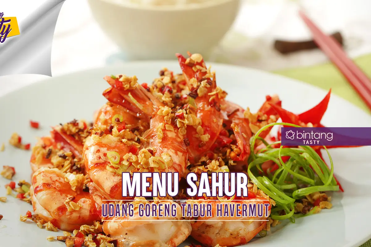 [Bintang] Menu Sahur: Udang Goreng Tabur Havermut