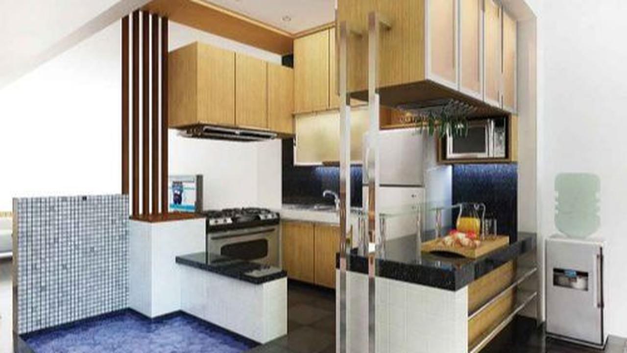Kolam Ikan Minimalis di Dapur Ukuran Kecil