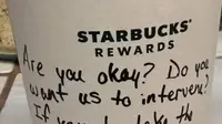 Catatan yang Diberikan oleh Barista Starbucks  (Dok.X/@CalltoActivism)