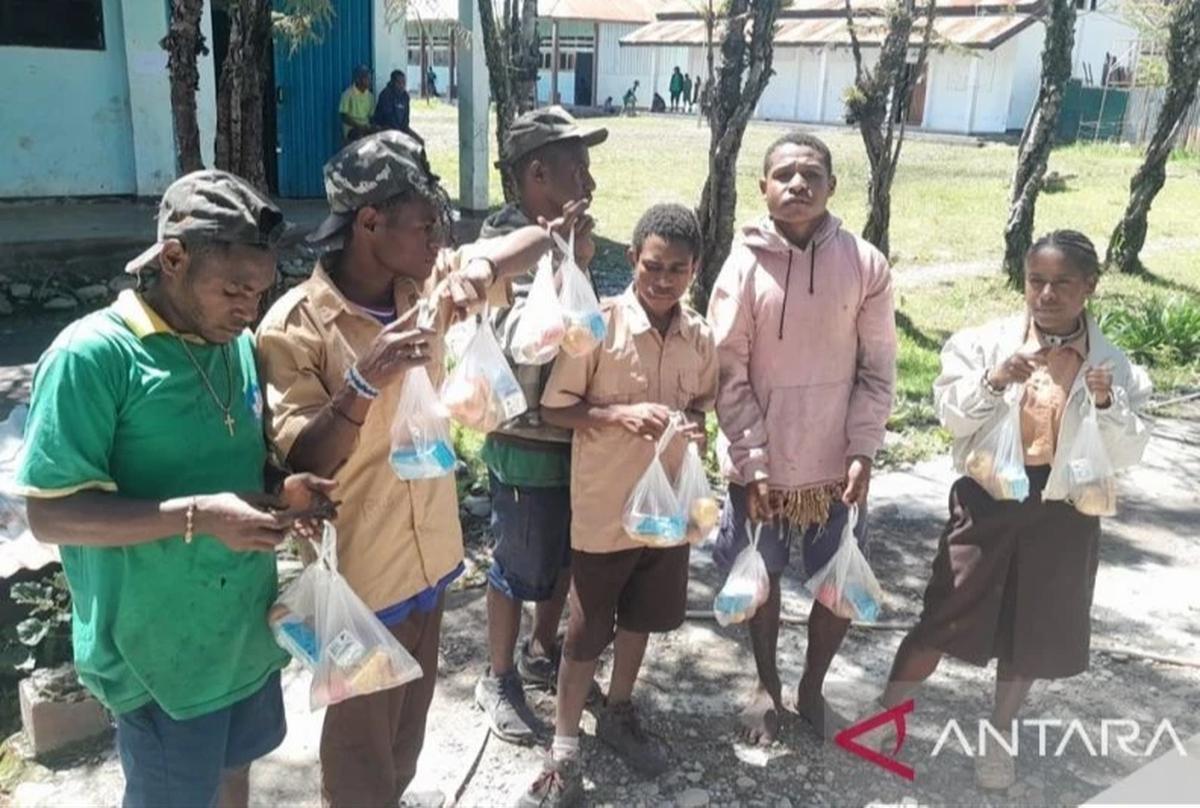 Lima Dapur Program Makan Bergizi Gratis Beroperasi Optimal di Papua Pegunungan