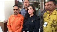 Shinta Bachir saat menjalani sidang cerai di Pengadilan Agama Jakarta Timur, Selasa (1/8/2023)