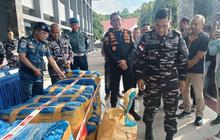 Tim Gabungan Gagalkan Penyelundupan Sianida Ilegal Senilai Rp1 Miliar di Bitung