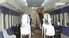 Melakukan perawatan di salon ini serasa berada di dalam pesawat yang sebenarnya.