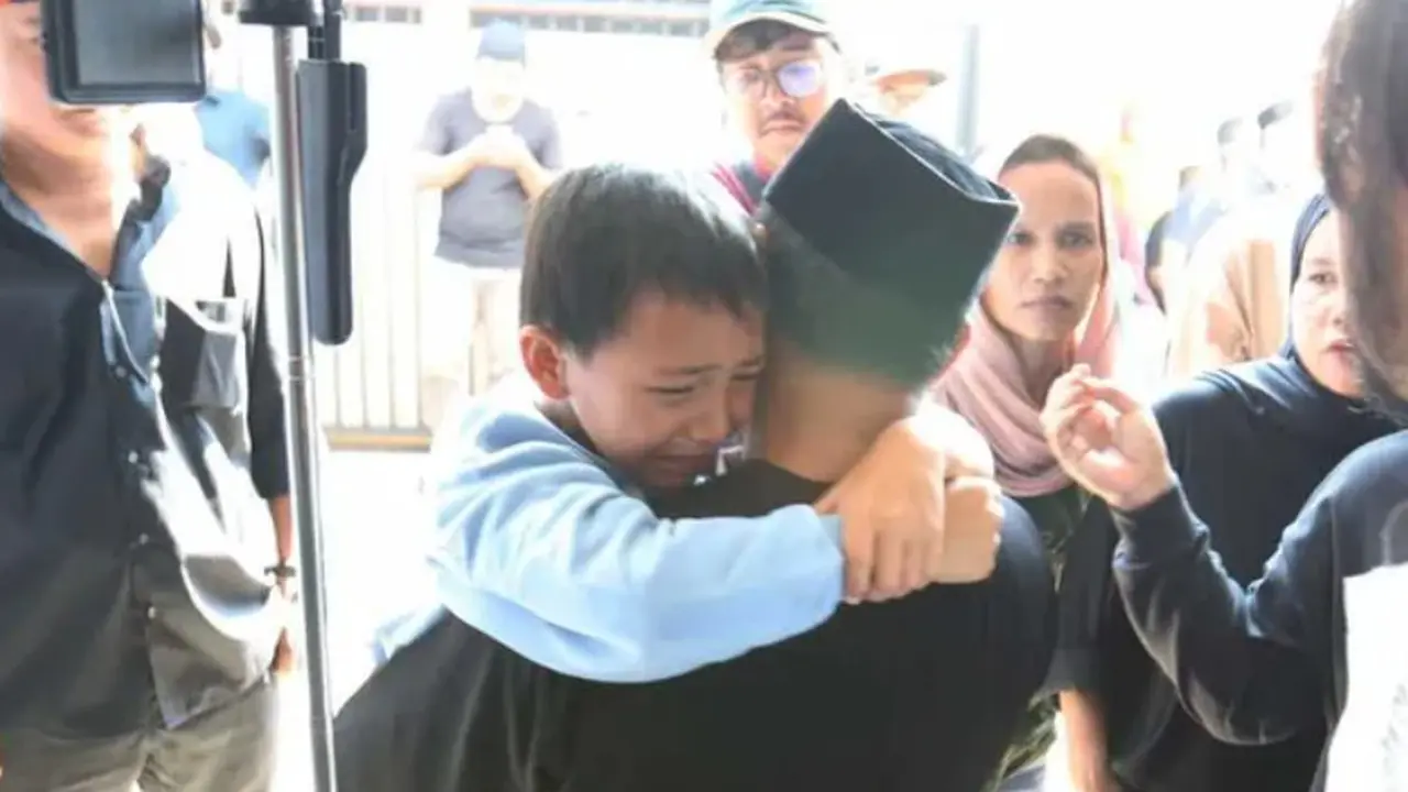 Potret Sedih Anak Mpok Alpa (Foto: Kapanlagi.com/Budy Santoso)