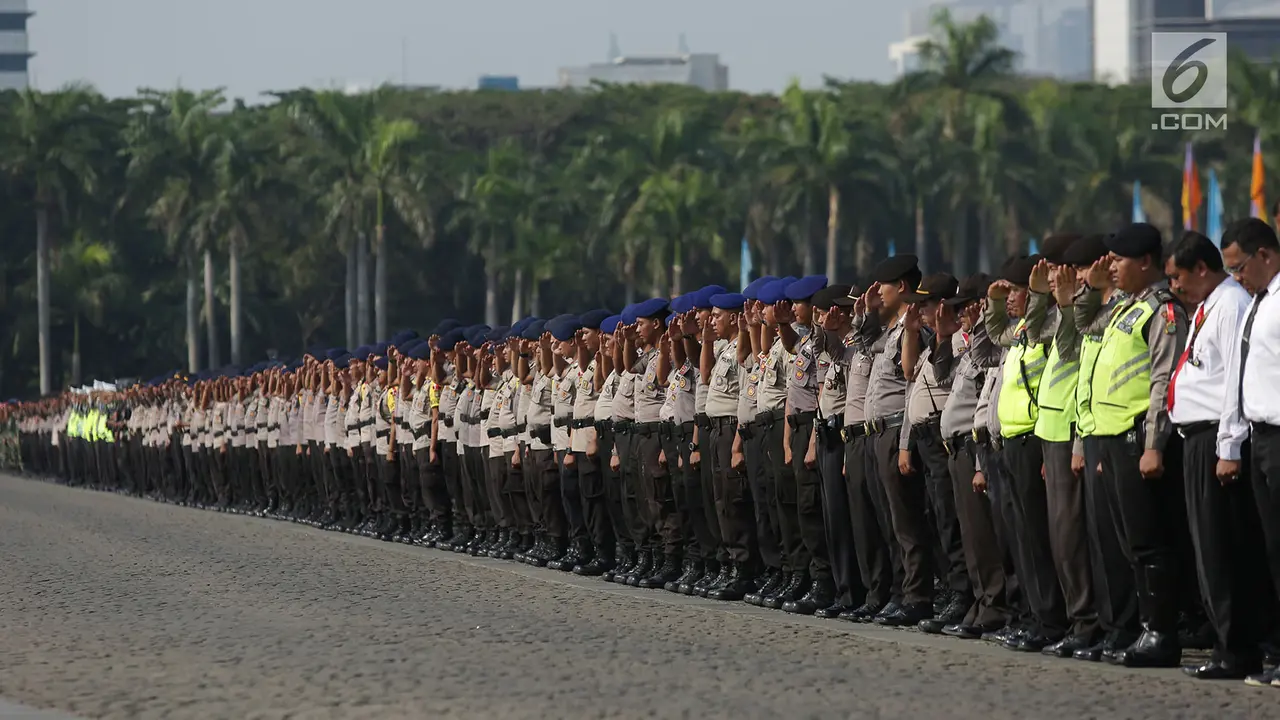 TNI dan Polri Gelar Apel Pengamanan Pilpres 2019