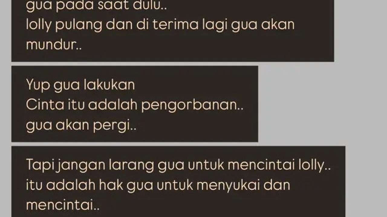 Vadel Badjideh Ikhlas Lolly Pulang ke Pelukan Nikita Mirzani: Gue Akan Kembali di Saat Sudah Pantas