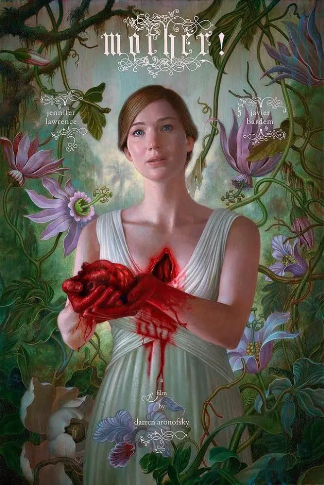 Desain Jennifer Lawrence dalam film Mother!. (Movie Web)