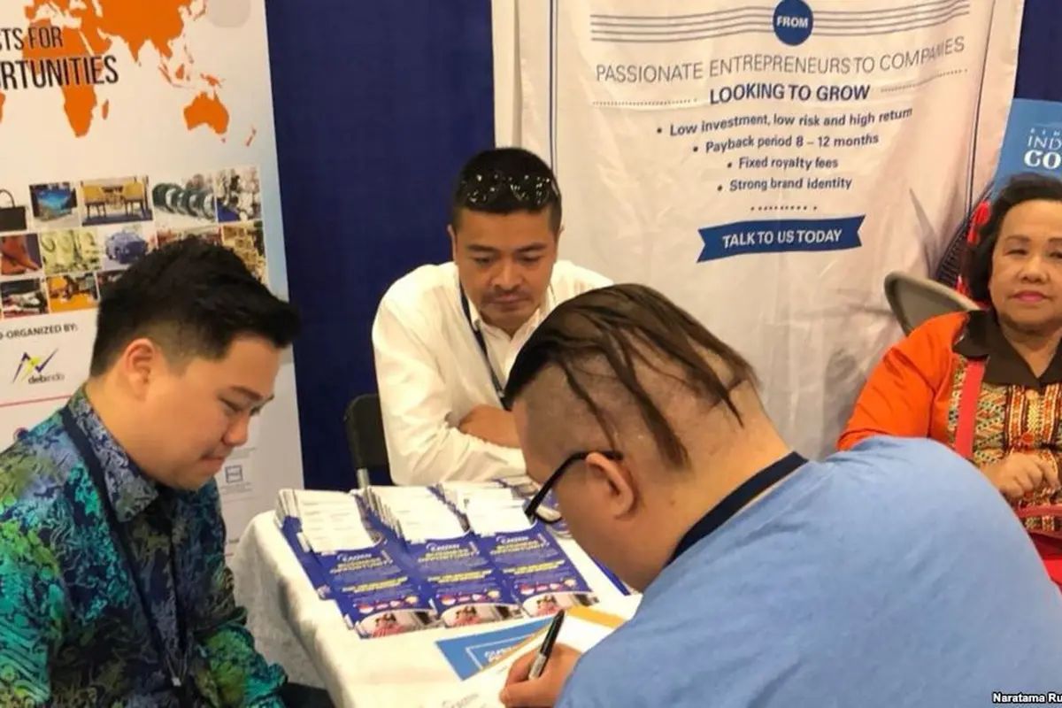 Bisnis potong rambut Indonesia jajal pasar Amerika. (Naratama Rukmananda/VOA)