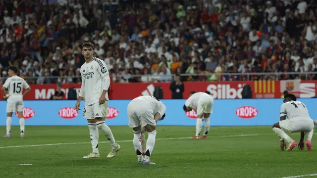 Foto: Barcelona Sukses Raih Gelar Juara dalam Laga Final Copa Del Rey yang Penuh Drama