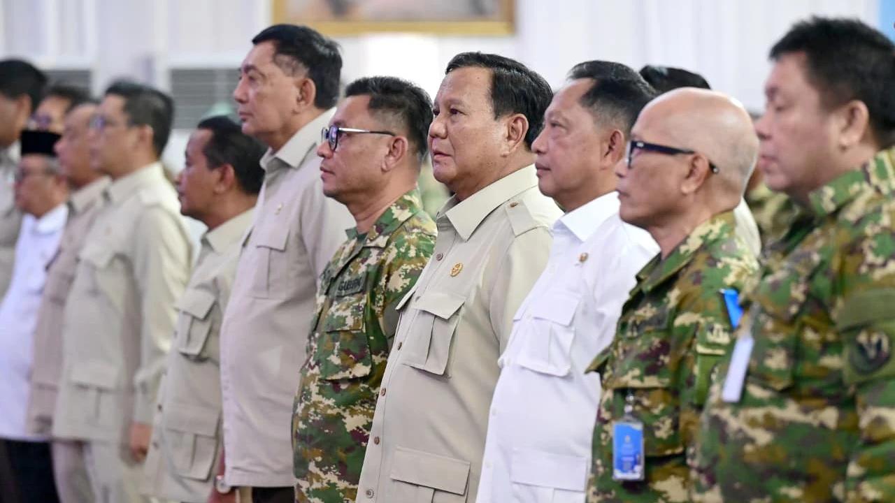 Mendagri Tito Dampingi Presiden Prabowo pada Kursus Pemantapan Kepemimpinan Ketua DPRD Seluruh Indonesia