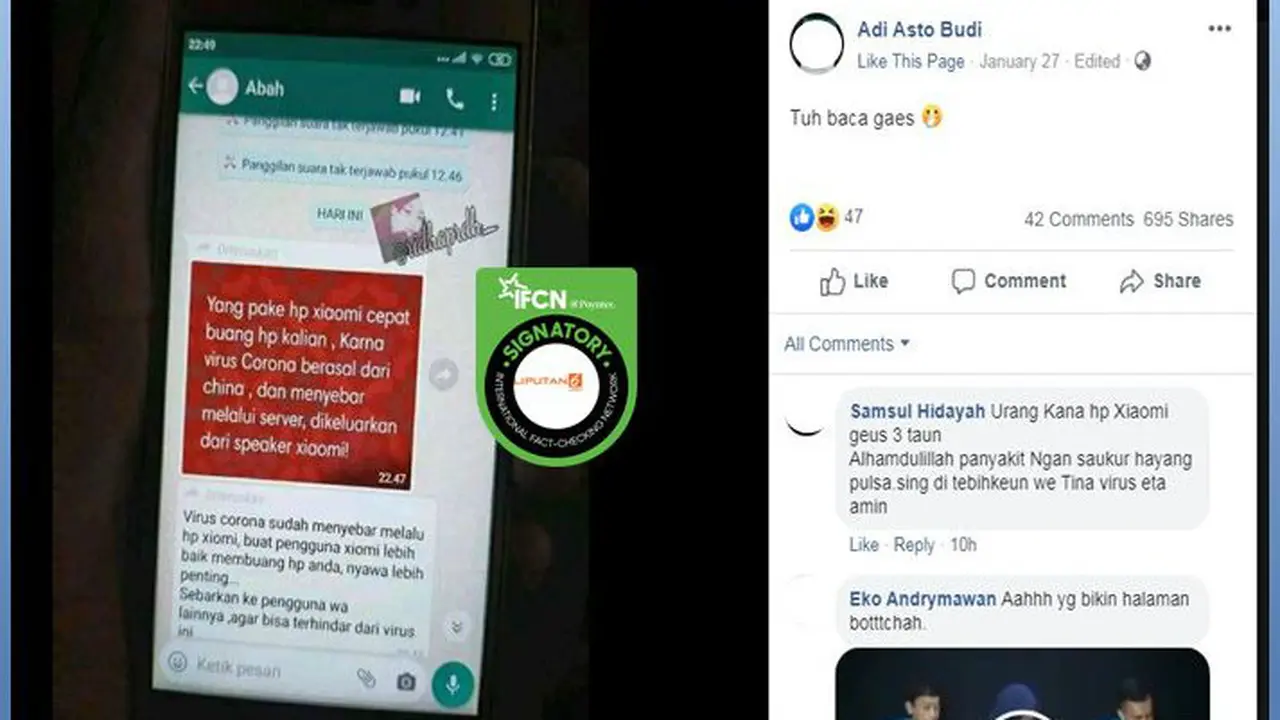 [Cek Fakta] Benarkah Virus Corona Bisa Menyebar Melalui Xiaomi dan Barang Impor China Lainnya?