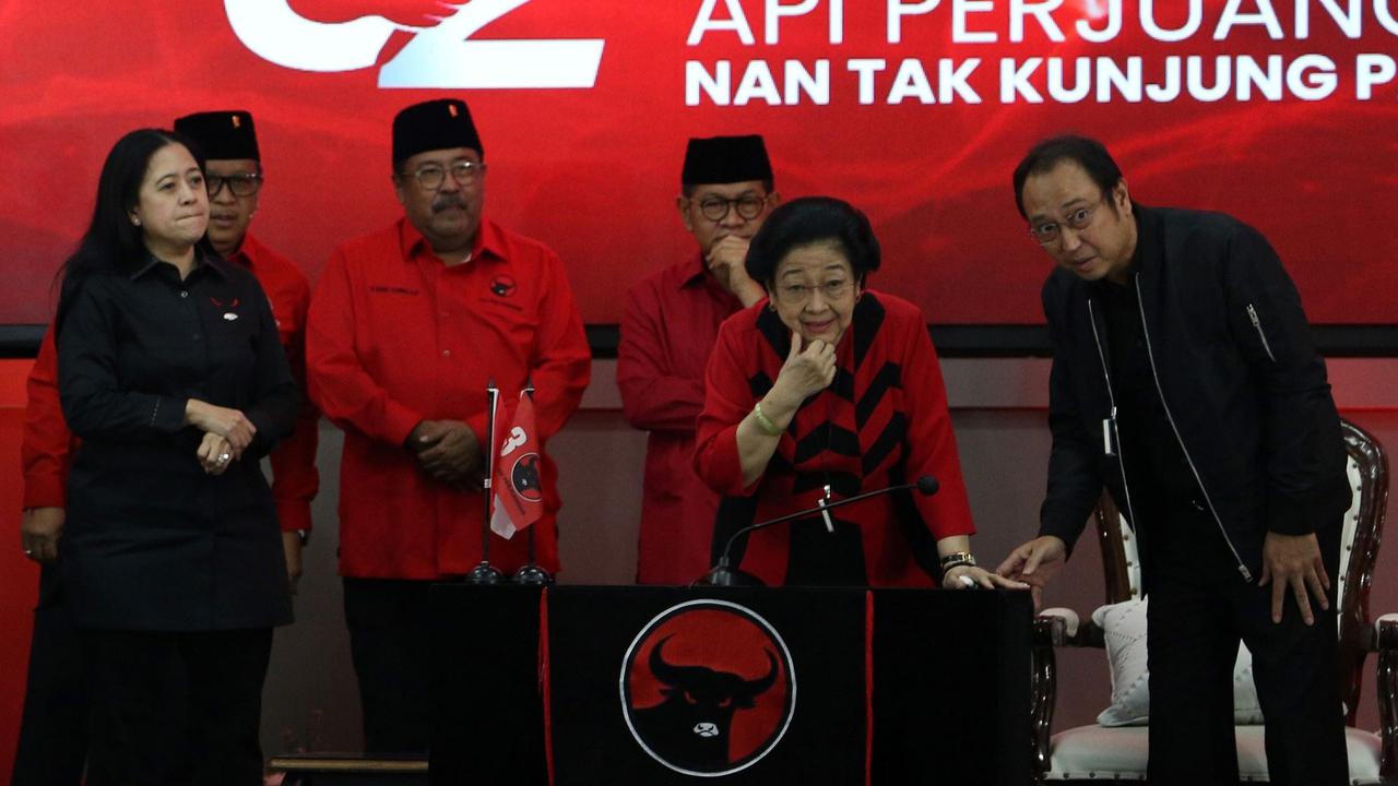 Megawati Pidato di HUT ke-52 PDIP