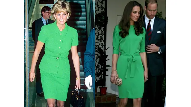 Busana Kate Middleton mirip dengan Putri Diana