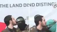 Potret Sandera Israel Cium Kening Pejuang Hamas Usai Dibebaskan, Viral di Media Sosial