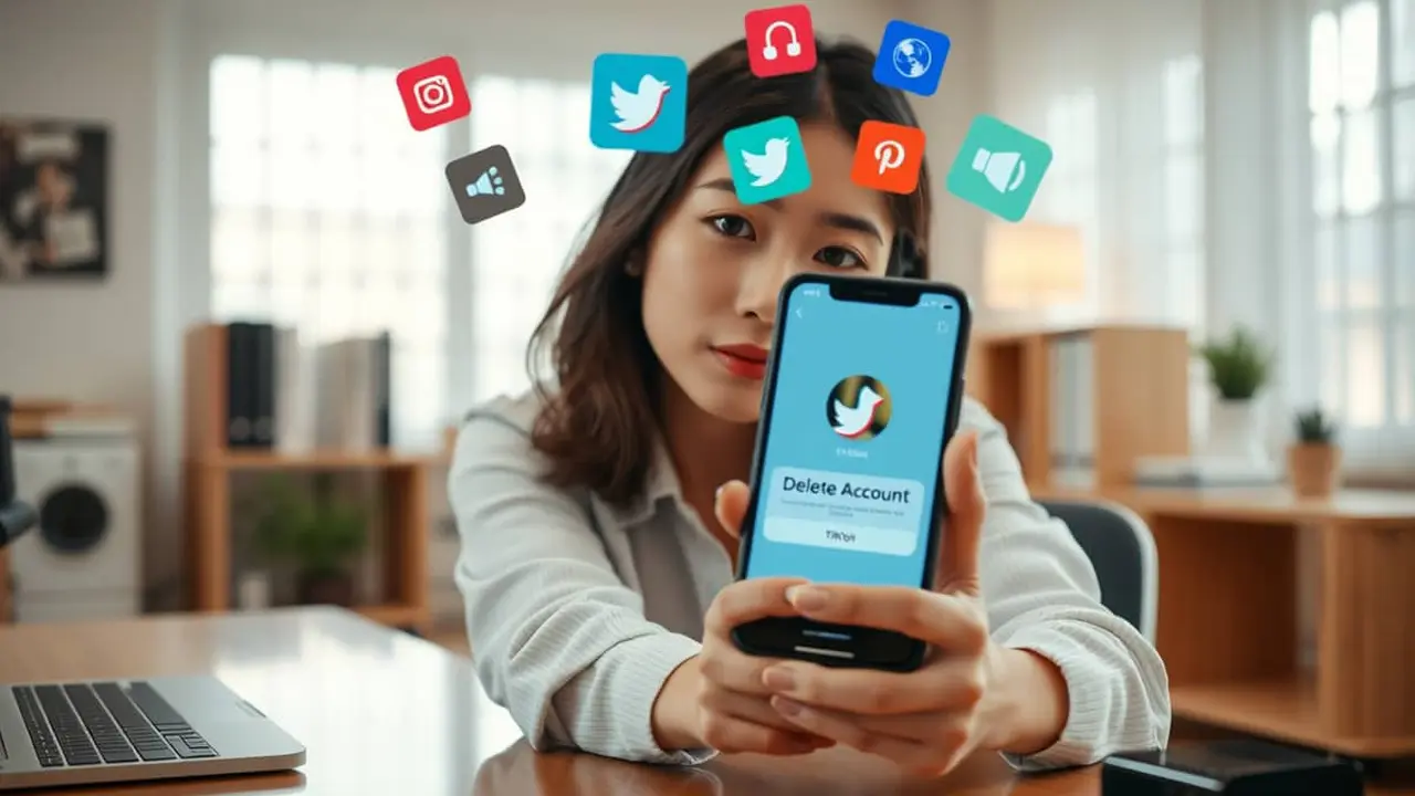 cara hapus akun tiktok
