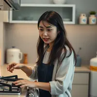 cara mengatasi gas tidak naik ke kompor ©Ilustrasi dibuat AI