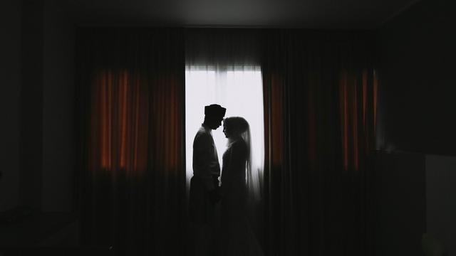 Ilustrasi menikah, pernikahan, wedding