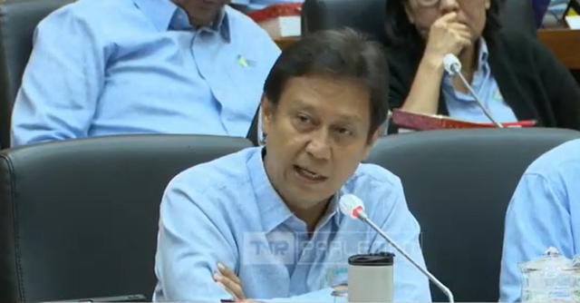 Menteri Kesehatan (Menkes) Budi Gunadi Sadikin dalam rapat kerja bersama Komisi IX DPR RI, Senin (26/5). (Foto: tangkapan layar YouTube TVR Parlemen)