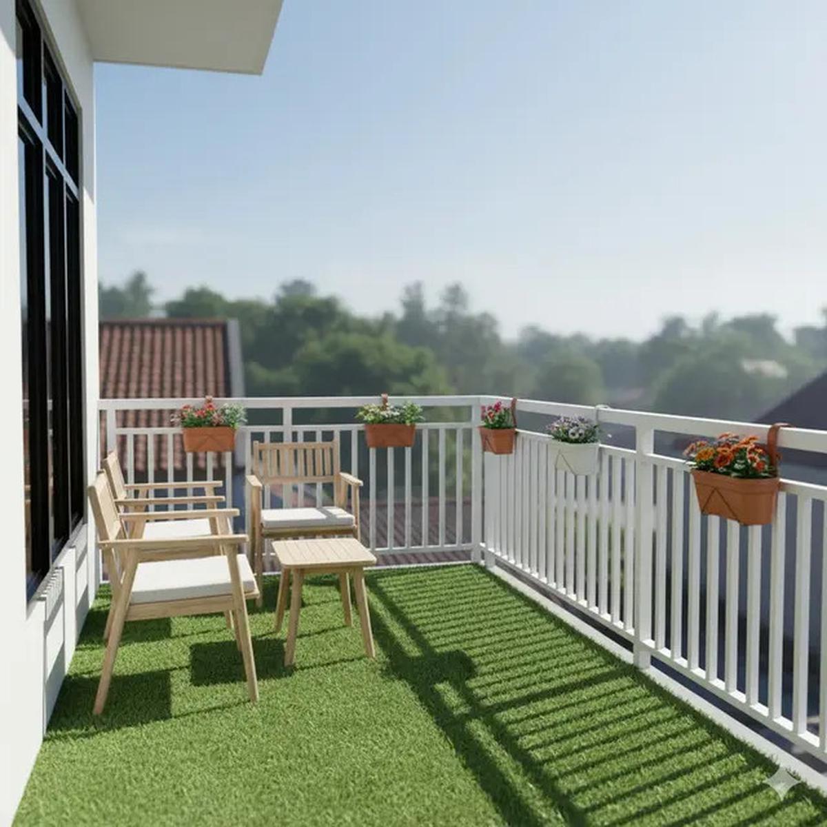 10 Ide Balkon Rumah Mungil di Lahan Terbatas yang Fungsional, Bikin Betah Nongkrong