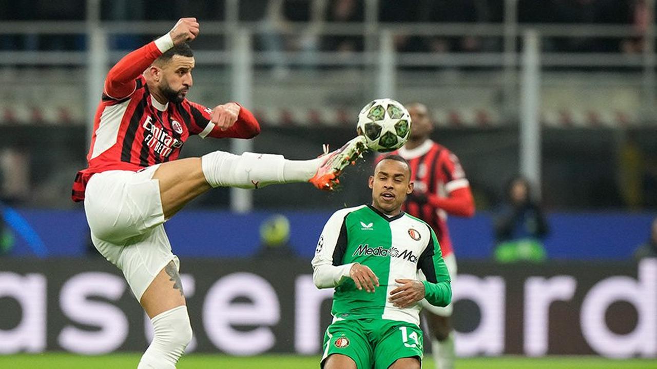 Hasil AC Milan vs Feyenoord: Skor 1-1 (Agg. 1-2)