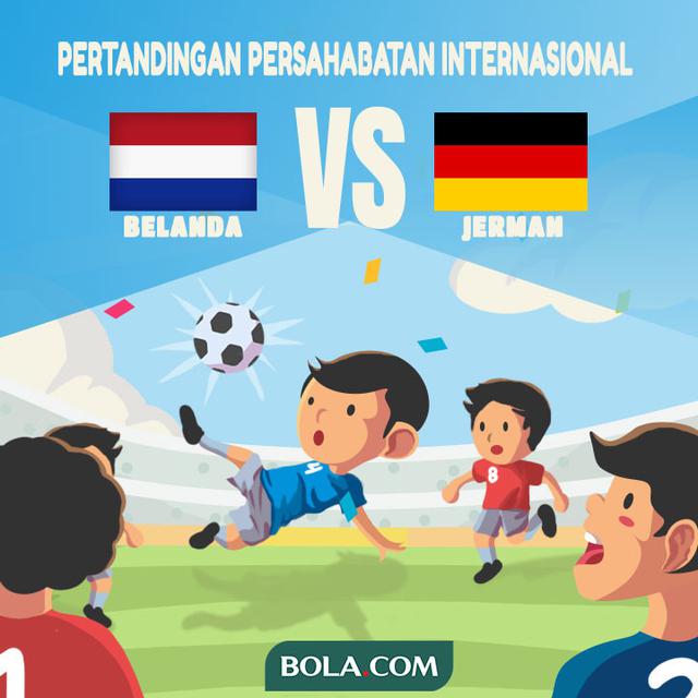 Persahabatan Internasional - Belanda Vs Jerman