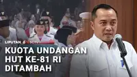 Kuota Undangan HUT Ke-81 RI di Istana Merdeka Bakal Ditambah