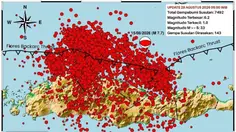 7.492 Gempa Susulan Guncang Flores