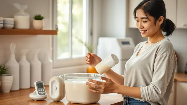 cara menghangatkan asi