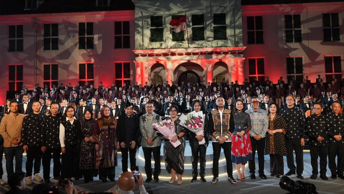 Serunya Konser Gita Bahana Nusantara Jelang HUT ke-80 RI, Dipuji Fadli Zon dan Guruh Soekarnoputra