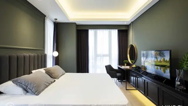 2 Gaya Berpadu Jadi Satu di dalam Apartemen, Desain Dapurnya Bikin Nyaman