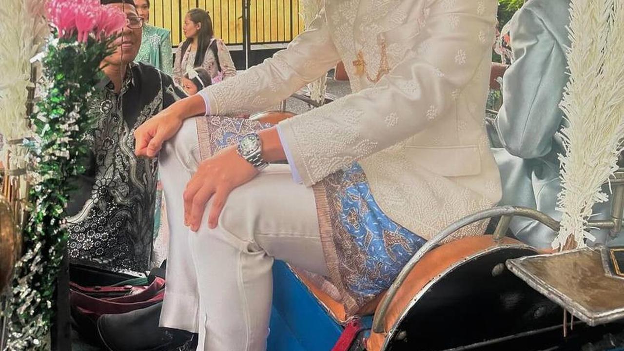 10 Potret Pernikahan Rio Haryanto dengan Keponakan Sandiaga Uno, Kental Nuansa Adat Betawi