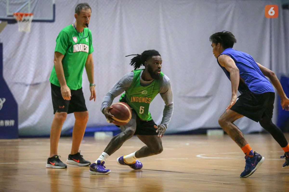 Foto: Mengintip Persiapan Timnas Basket Indonesia saat Berlatih untuk SEA Games 2023, Banyak Dihuni Pemain Debutan