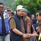 Ribuan masyarakat dari berbagai kalangan nampak memadati Road Race Kejurda Putaran Satu Piala Bupati dan Kapolres Koltim Tahun 2024 yang diselenggarakan di Sirkuit NP Perkantoran Pemda Kolaka Timur (Koltim), Sulawesi Tenggara , Sabtu 4 Mei 2024. (Ist)