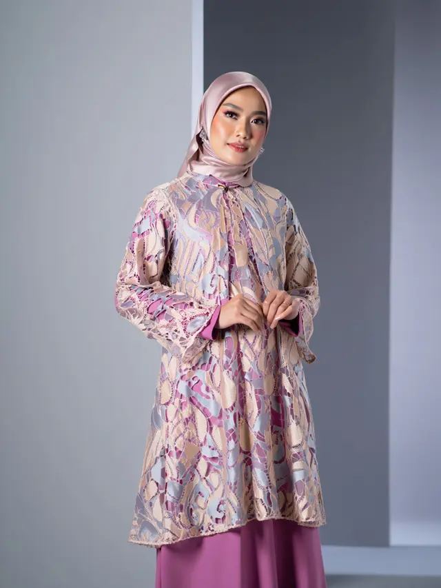Gamis Brokat Inner Outer