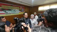 Wakil Ketua MPR Mahyudin usai sosialisasi Empat Pilar MPR kepada Himpunan Wanita Karya Samarinda.