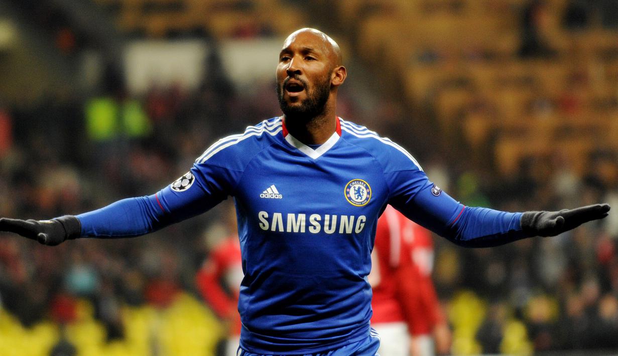 Nicolas Anelka - Anelka menjadi pemain kedua asal Prancis yang subur mencetak gol. Ia memiliki total 126 gol saat bermain di Premier League untuk Arsenal, Liverpool, Manchester City, Chelsea. (AFP/Alexander Nemenov)