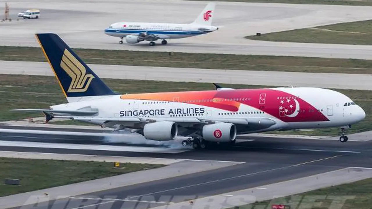 Ini Pesawat Singapore Airlines yang Diteror Bom Ilham?