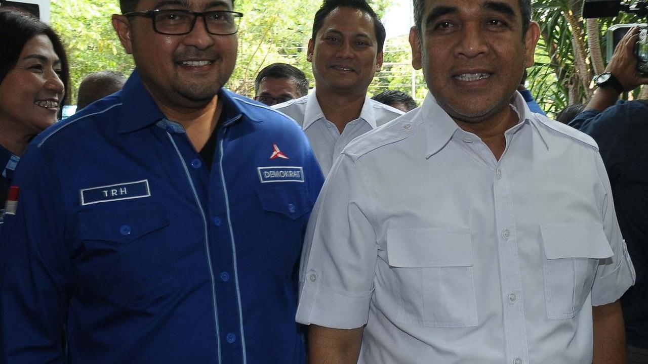 Usai menggelar pertemuan tertutup selama 1,5 jam, Muzani menyampaikan kedatangan timnya tidak untuk menggoda Demokrat bergabung Koalisi Kebangkitan Indonesia Raya (KKIR).