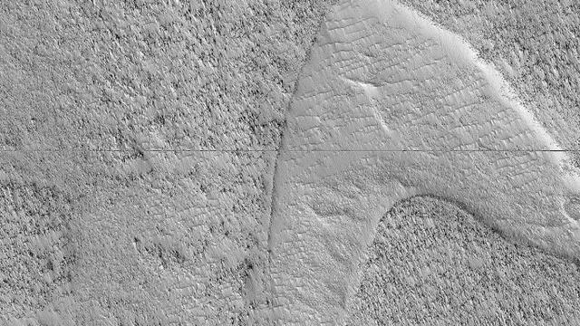 NASA Temukan Ukiran Mirip Logo Star Wars di Planet Mars. Sumber: NASA