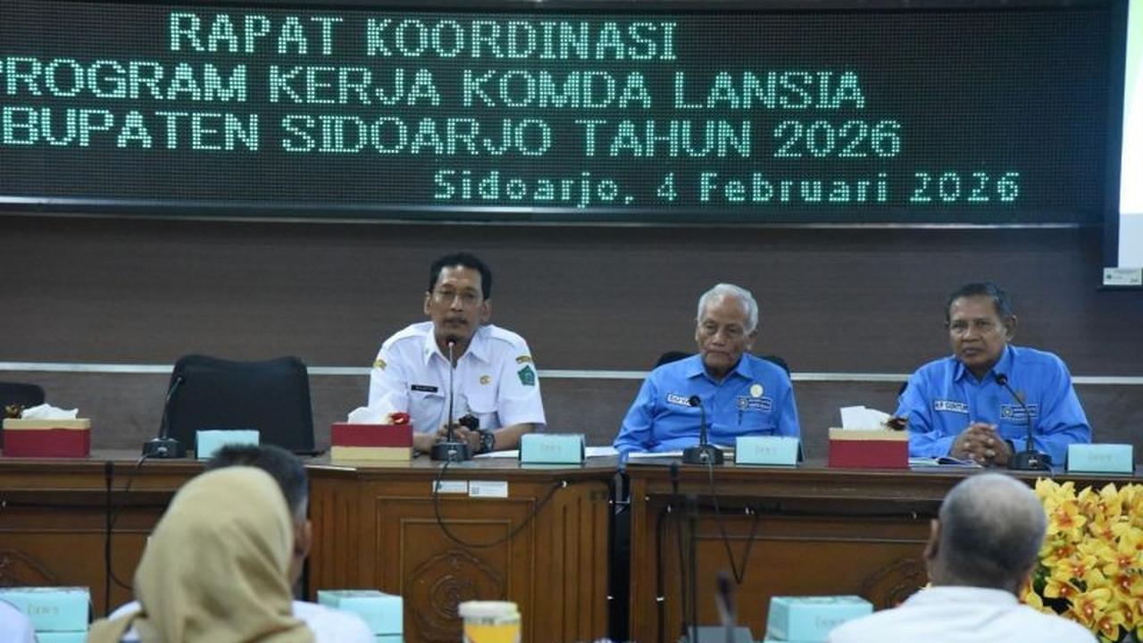 Pemkab Sidoarjo Perkuat Karang Werda, Dorong Lansia Aktif dan Produktif