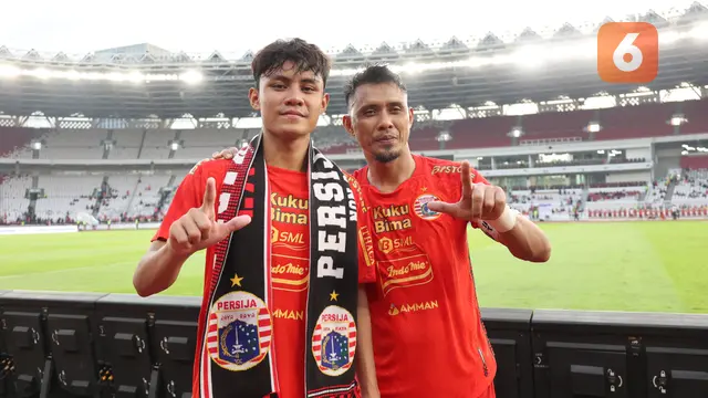 Bek Persija Jakarta, Maman Abdurrahman bermain bareng anaknya, Rafa Abdurahman, di BRI Liga 1 2023/2024.
