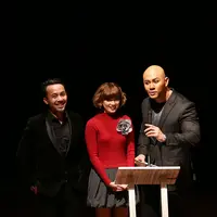 Volland, Chika Jessica, Deddy Corbuzier di IFTA 2015 (Galih W. Satria/bintang.com)