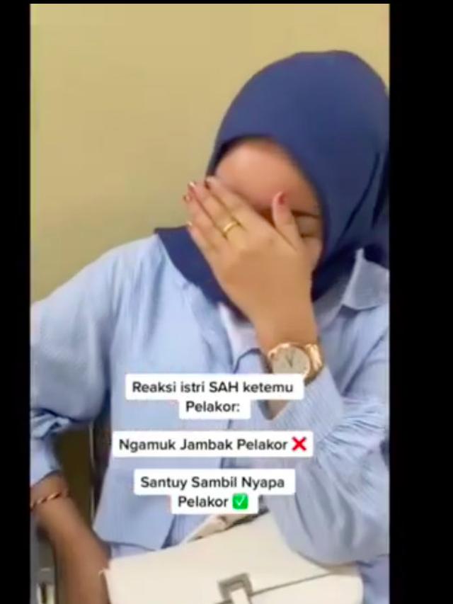 Viral Video Istri Sah Santai Ketemu Selingkuhan Suaminya, Bikin Warganet Geregetan