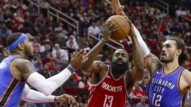 Thunder kalahkan Rockets