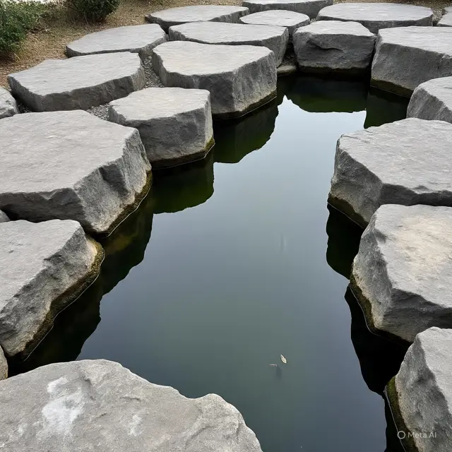 Kolam Ikan Belakang Rumah Sederhana