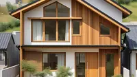 17 Model Rumah 2 Lantai Atap Segitiga Modern Terpopuler 2025, Sederhana dan Elegan
